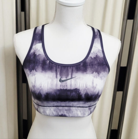 Nike Other - Nike Women’s Black & White Tie-Dye Sports Bra | Size Large